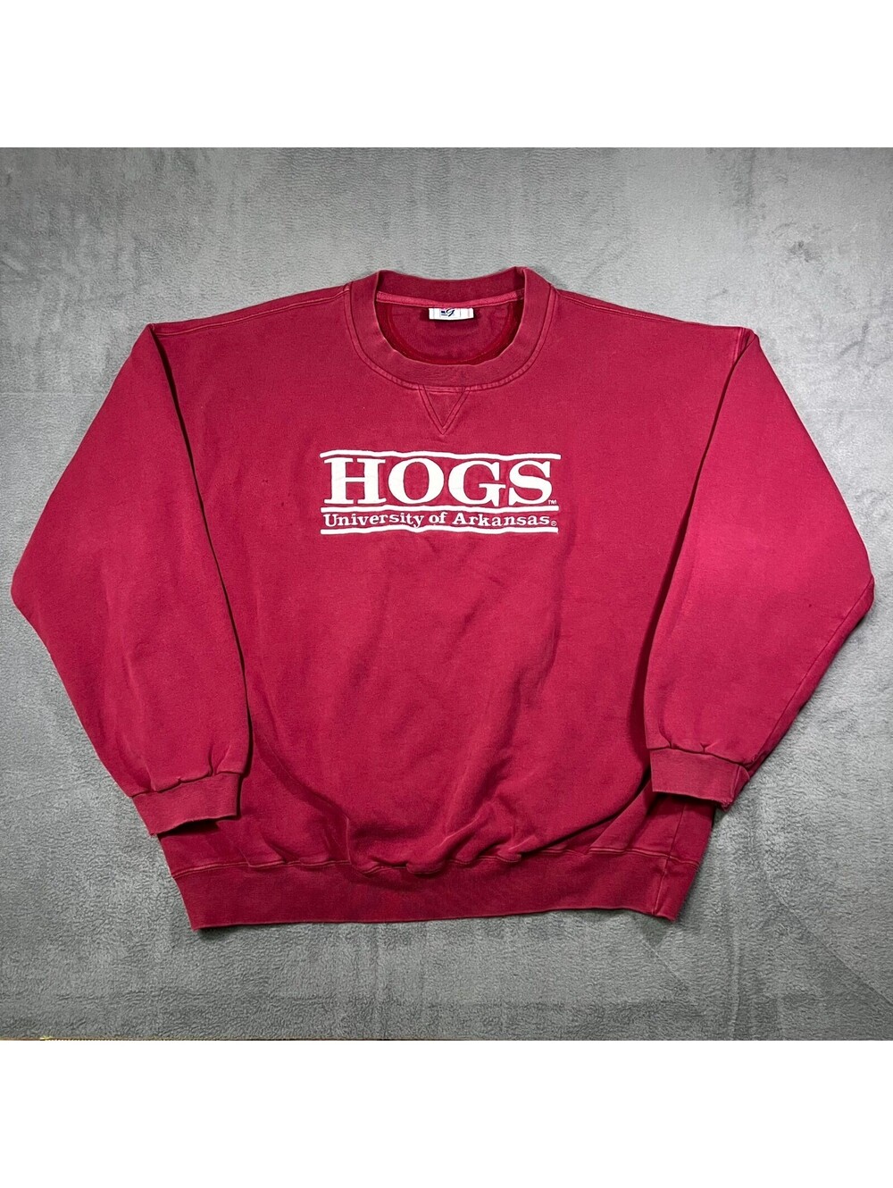 VTG The Game Sweatshirt Red Mens XL Hogs University Of Arkansas Razorbacks 90s